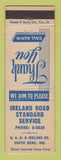 Matchbook Cover - Standard oil gas Ireland Road South Bend IN LAMINATED