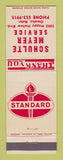 Matchbook Cover - Standard oil gas Schulte Meyer Omaha NE
