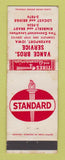 Matchbook Cover - Standard oil gas Vance Bros Davenport IA WEAR
