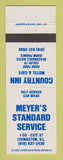 Matchbook Cover - Standard oil gas Meyer's Livingston IL Country Inn