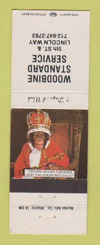 Matchbook Cover - Standard oil gas Woodbine