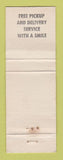 Matchbook Cover - Standard oil gas Cliff's Fargo ND WORN