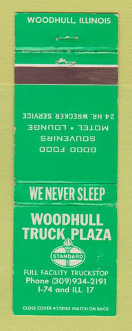Matchbook Cover - Standard oil gas Woodhull IL WEAR
