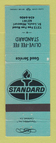 Matchbook Cover - Standard oil gas Olive Fee Fee St Louis MO WEAR