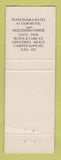 Matchbook Cover - Standard oil gas Grandma Smrekar's Millston WI motel