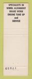 Matchbook Cover - Standard oil gas Burbach Watertown WI