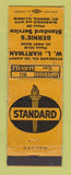 Matchbook Cover - Standard oil gas Bernie's Mount Morris IL WORN