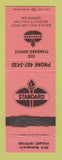 Matchbook Cover - Standard oil gas Cox Ypsianti MI WORN