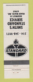 Matchbook Cover - Standard oil gas Smith's Osage Beach MO