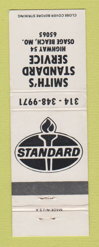 Matchbook Cover - Standard oil gas Smith's Osage Beach MO