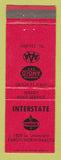 Matchbook Cover - Standard oil gas Interstate Fargo ND Amoco RED
