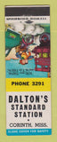 Matchbook Cover - Standard oil gas Dalton's Corinth MS