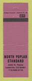 Matchbook Cover - Standard oil gas North Poplar Leadville Colorado ROSE