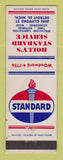 Matchbook Cover - Standard oil gas Holly's Detroit MI LAMINATED