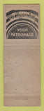Matchbook Cover - Standard oil gas East End Garage Brownsburg IN WEAR LAMINATED