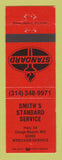 Matchbook Cover - Standard oil gas Smith's Osage Beach MO ORANGE