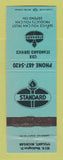 Matchbook Cover - Standard oil gas Cox Ypsianti MI WEAR