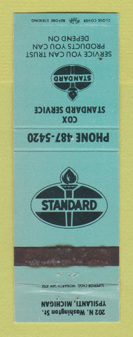 Matchbook Cover - Standard oil gas Cox Ypsianti MI WEAR