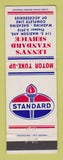 Matchbook Cover - Standard oil gas Lenny's