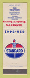 Matchbook Cover - Standard oil gas Bennett's Middleton WI