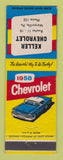 Matchbook Cover - 1958 Chevrolet Keller Marysville PA