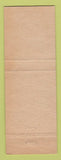 Matchbook Cover - 1958 Chevrolet Keller Marysville PA