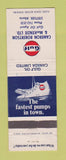 Matchbook Cover - Gulf oil gas Cameron Robertson MacKenzie Stettler AB