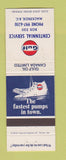 Matchbook Cover - Gulf oil gas Centennial Mackenzie BC