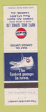 Matchbook Cover - Gulf oil gas Hopfe Bros Camrose AB WEAR