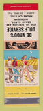 Matchbook Cover - Gulf oil gas De Brou's Grand Rapids MI hillbilly WEAR
