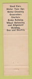 Matchbook Cover - Gulf oil gas De Brou's Grand Rapids MI hillbilly WEAR
