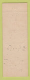 Matchbook Cover - Gulf oil gas Shimchock's Clearfield PA