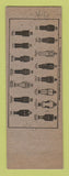 Matchbook Cover - Gulf oil gas Worthy's Lansing MI LAMINATED