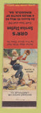 Matchbook Cover - Gulf oil gas Orr's Ringgold GA LAMINATED BACK