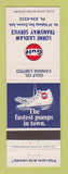 Matchbook Cover - Gulf oil gas Lorne Laidlaw Estevan SK