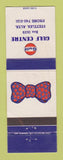 Matchbook Cover - Gulf oil gas Stettler AB bow tie WEAR