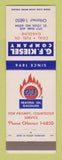 Matchbook Cover - Gulf oil gas GF Kiesel St Louis MO