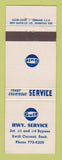 Matchbook Cover - Gulf oil gas Highway Service Swift Current SK