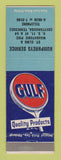 Matchbook Cover - Gulf oil gas Humphrey's Chattanooga TN #2