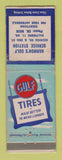 Matchbook Cover - Gulf oil gas Harmon's Baltimore MD WEAR LAMINATED