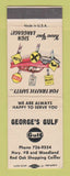 Matchbook Cover - Gulf oil gas George's Milwaukee WI