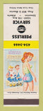 Matchbook Cover - Gulf oil gas Peerless Edmonton AB hillbilly