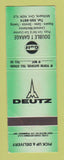 Matchbook Cover - Gulf oil gas Double T Garage Millbank ON GREEN WEAR