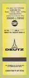 Matchbook Cover - Gulf oil gas Double T Garage Millbank ON YELLOW
