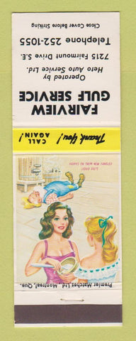 Matchbook Cover - Gulf oil gas Fairview hillbilly