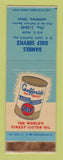 Matchbook Cover - Gulf oil gas Daniels Andrews TX WEAR LAMINATED