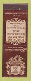 Matchbook Cover - Bostonian Men's Shoes York PA