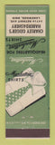 Matchbook Cover - Manhattan Men's Clothes Charley Geiger's Lakewood OH