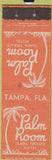 Matchbook Cover - Palm Room Tampa FL Midget