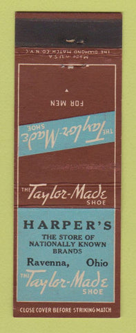 Matchbook Cover - Taylor Made Men's Shoes Harper's Ravenna OH